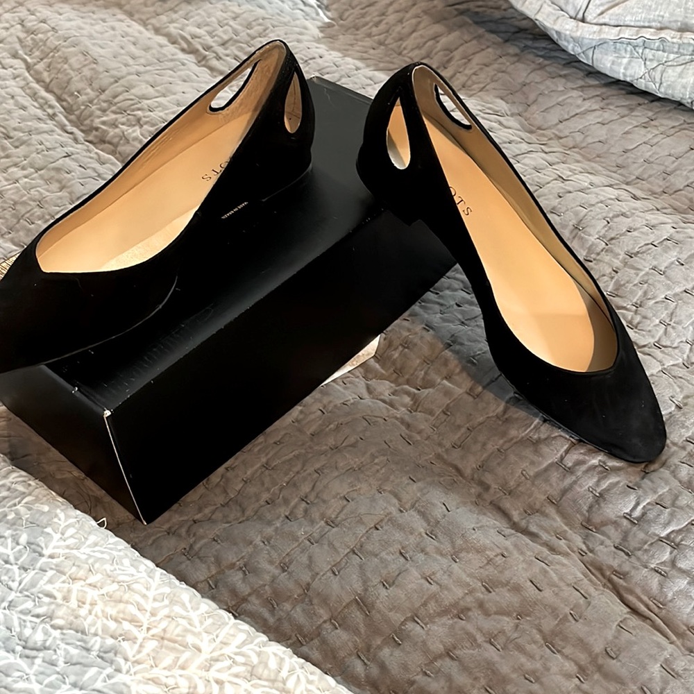 Talbots cutout flat shoe